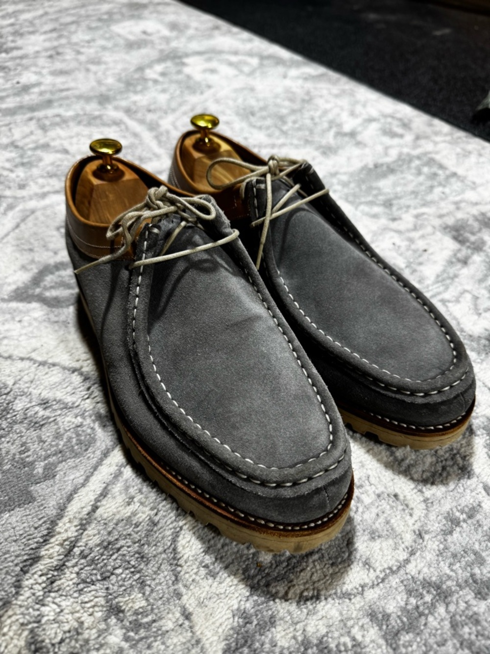 Grenson Harry Derby Shoes 9 Vibram Outsole